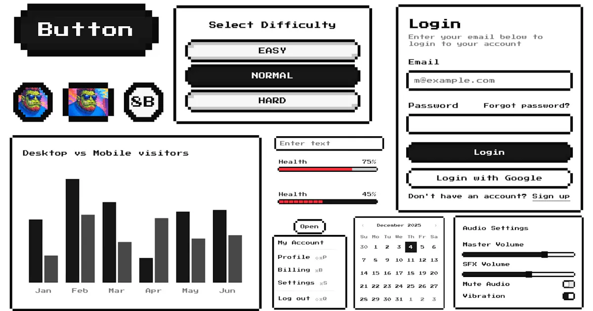 8bitcn/ui
