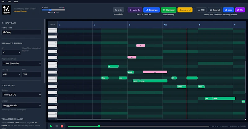 Margido Melodizer screenshot 2