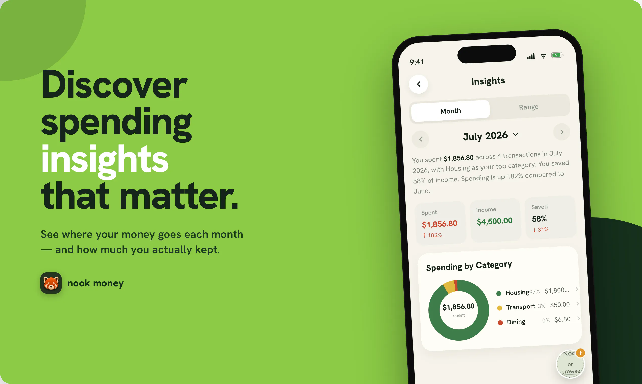 NookMoney — Calm your finances gallery image