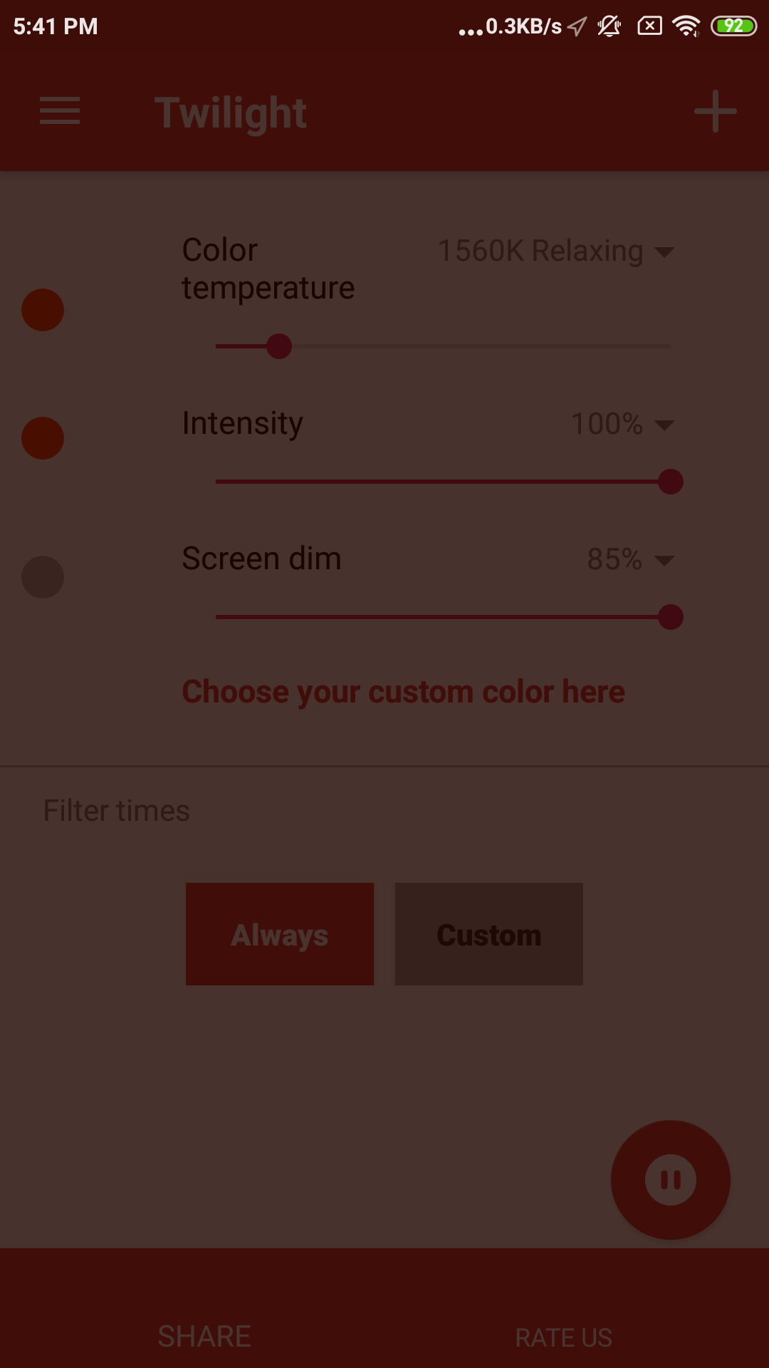 Twilight Blue Light Filter gallery image