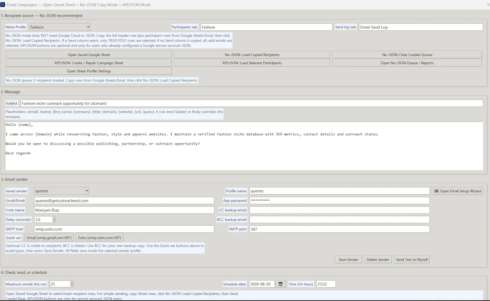 OutreachNest Finder screenshot 2