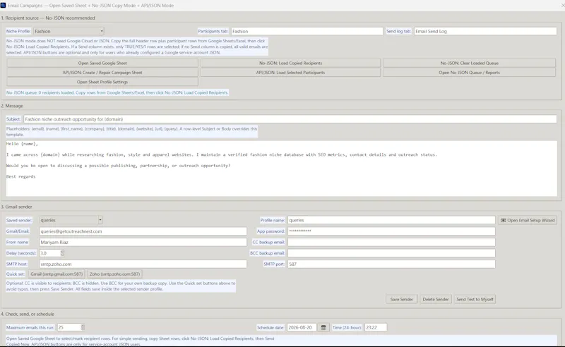 OutreachNest Finder screenshot 2