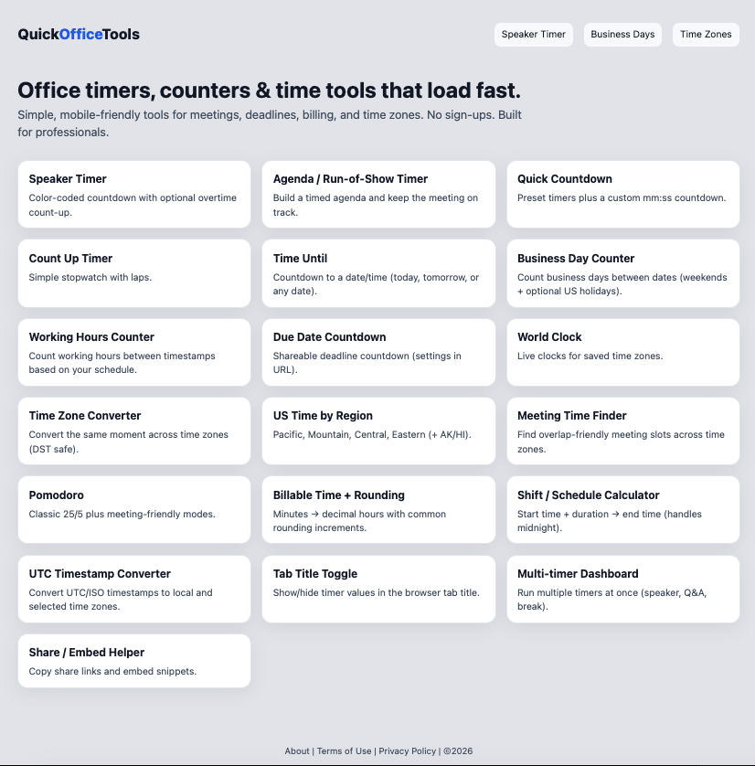 QuickOfficeTools gallery image