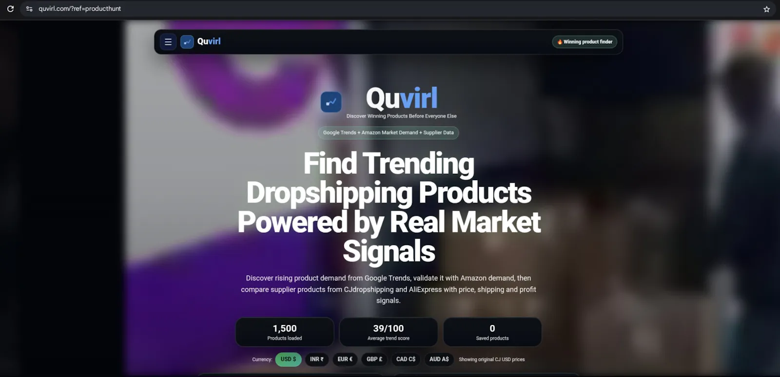Quvirl screenshot 1
