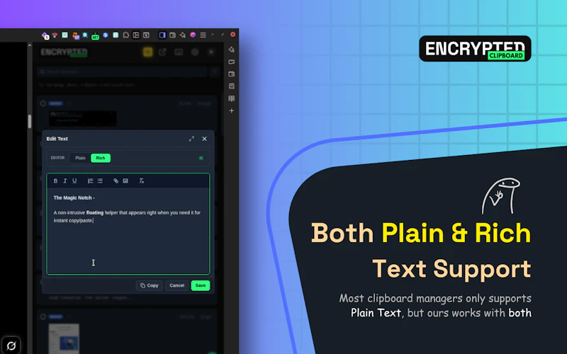 Encrypted Clipboard Manager screenshot 5
