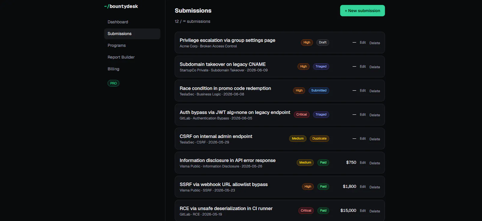 BountyDesk screenshot 13