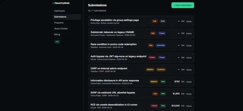 BountyDesk screenshot 13