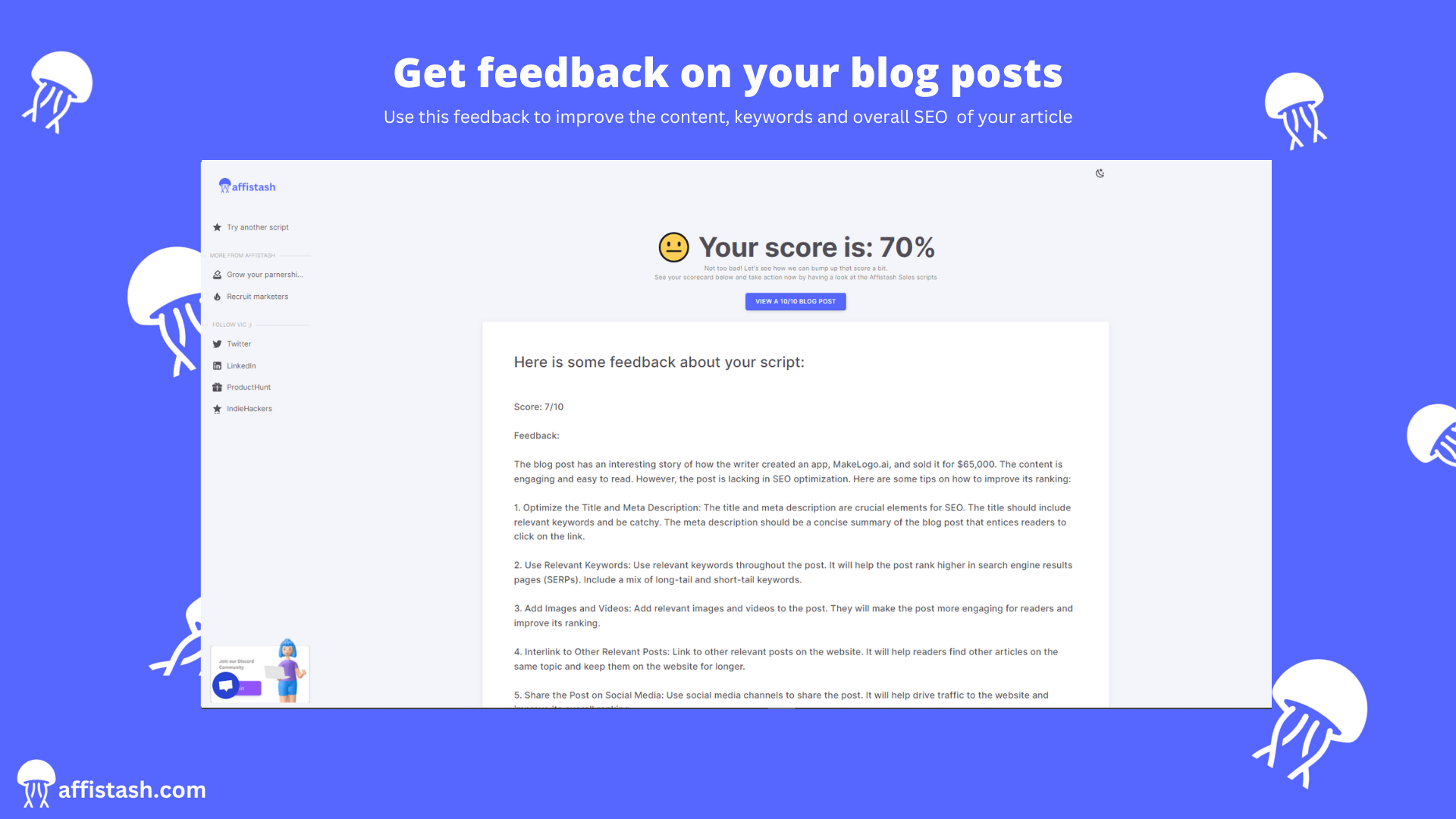 Blogs grader - A bloggers best friend media 1