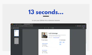 DevResume gallery image