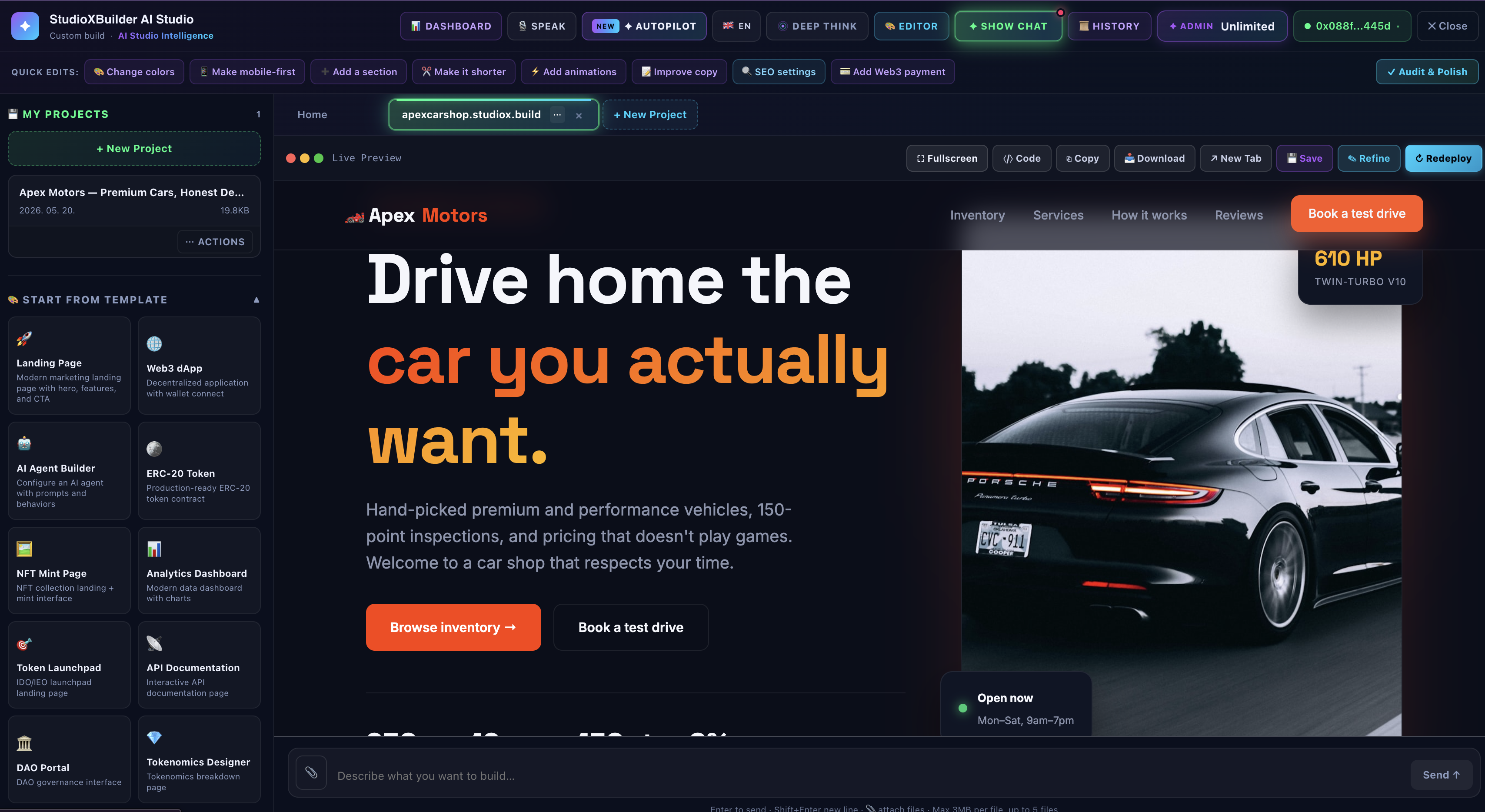 StudioXBuilder gallery image