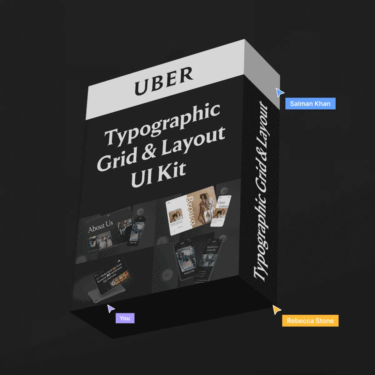 Typographic Grid & Layout Design UI Kit