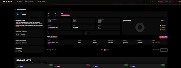 Marsbase Web3 Secondary Aggregator gallery image