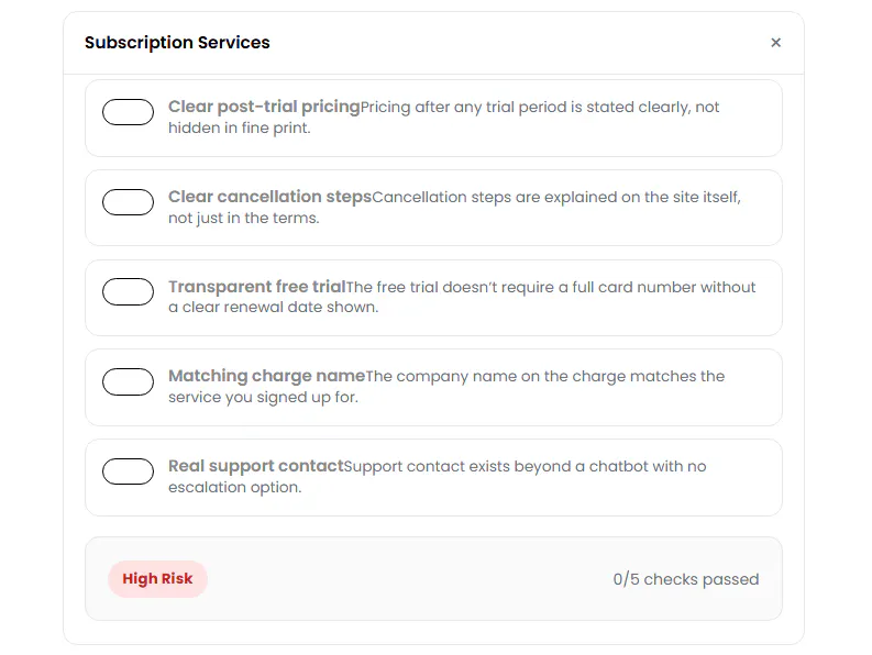 Website Safety Checklist gallery image