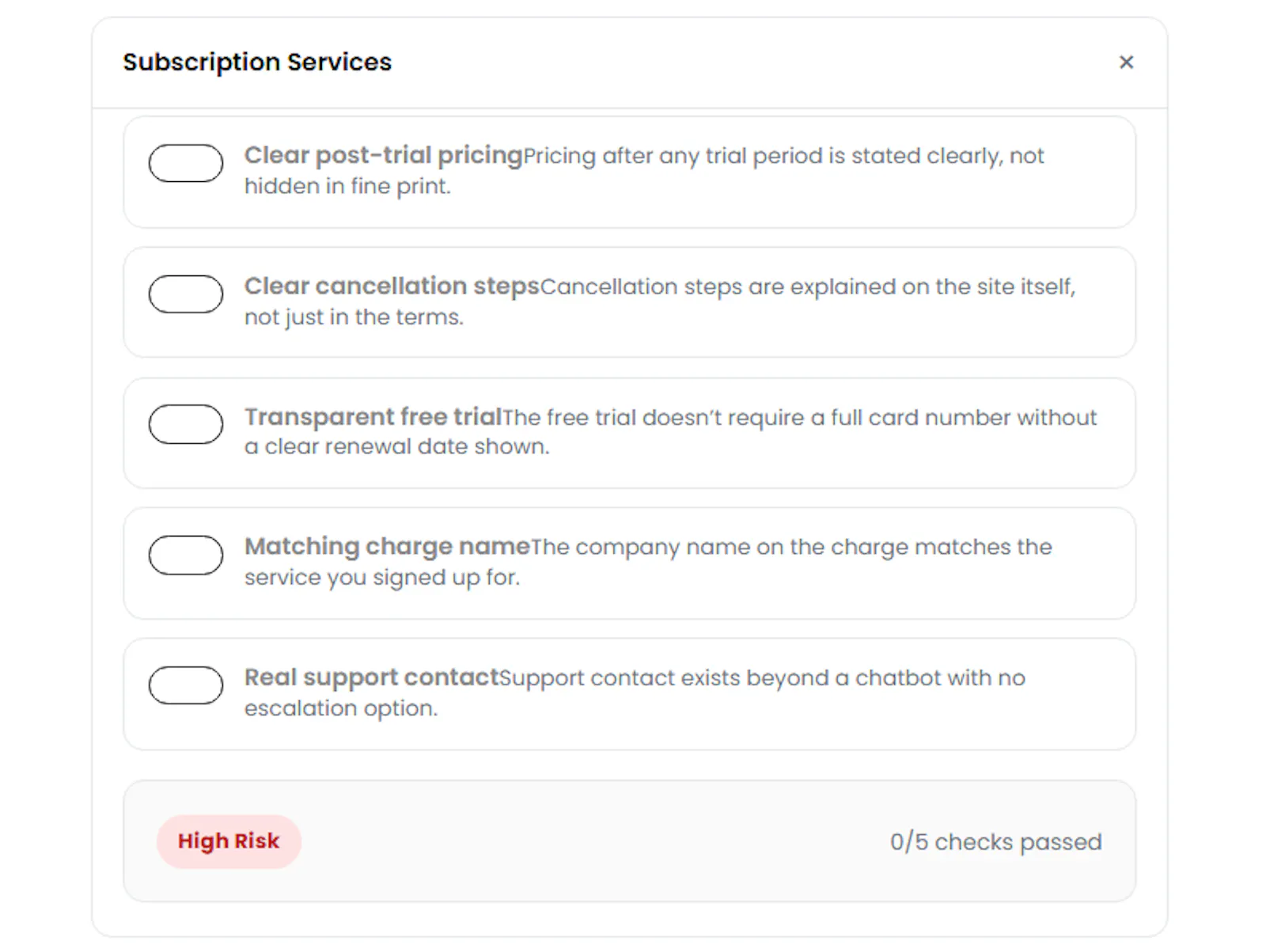 Website Safety Checklist screenshot 3