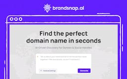 Brandsnap.ai: Easy AI-Assisted Branding media 2