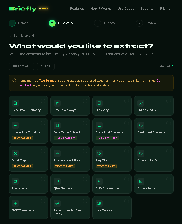 Briefly - Screenshot 3 showing product features and functionality