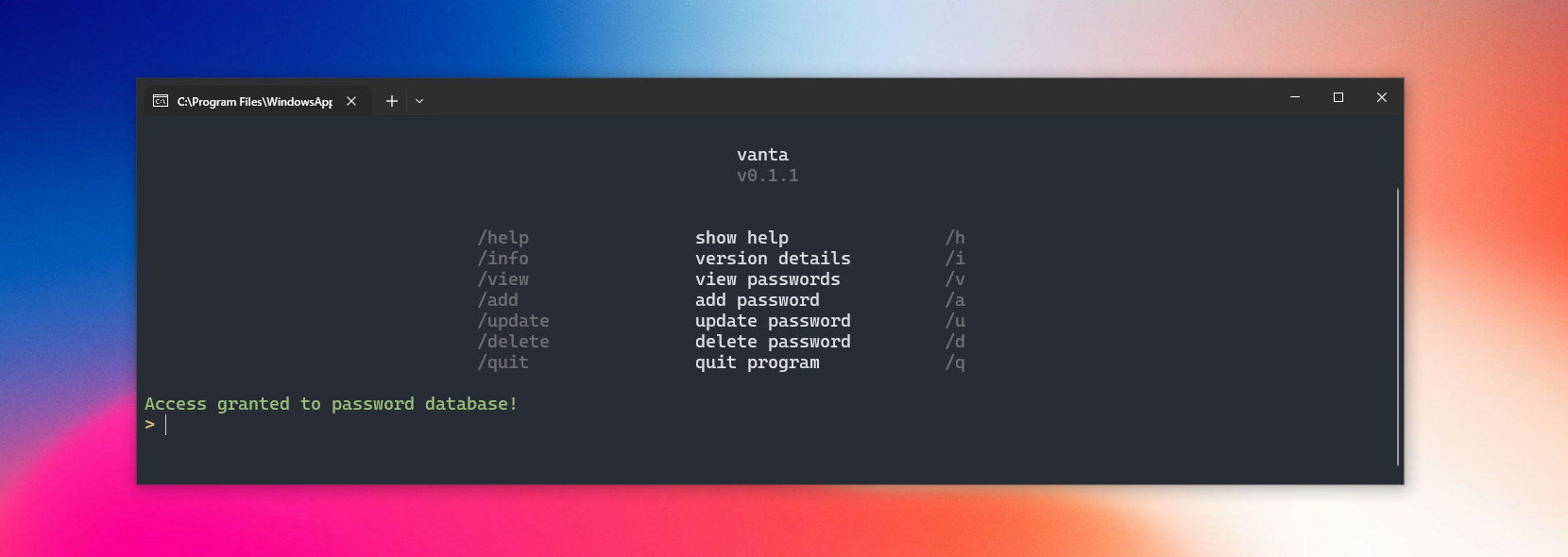 Vanta