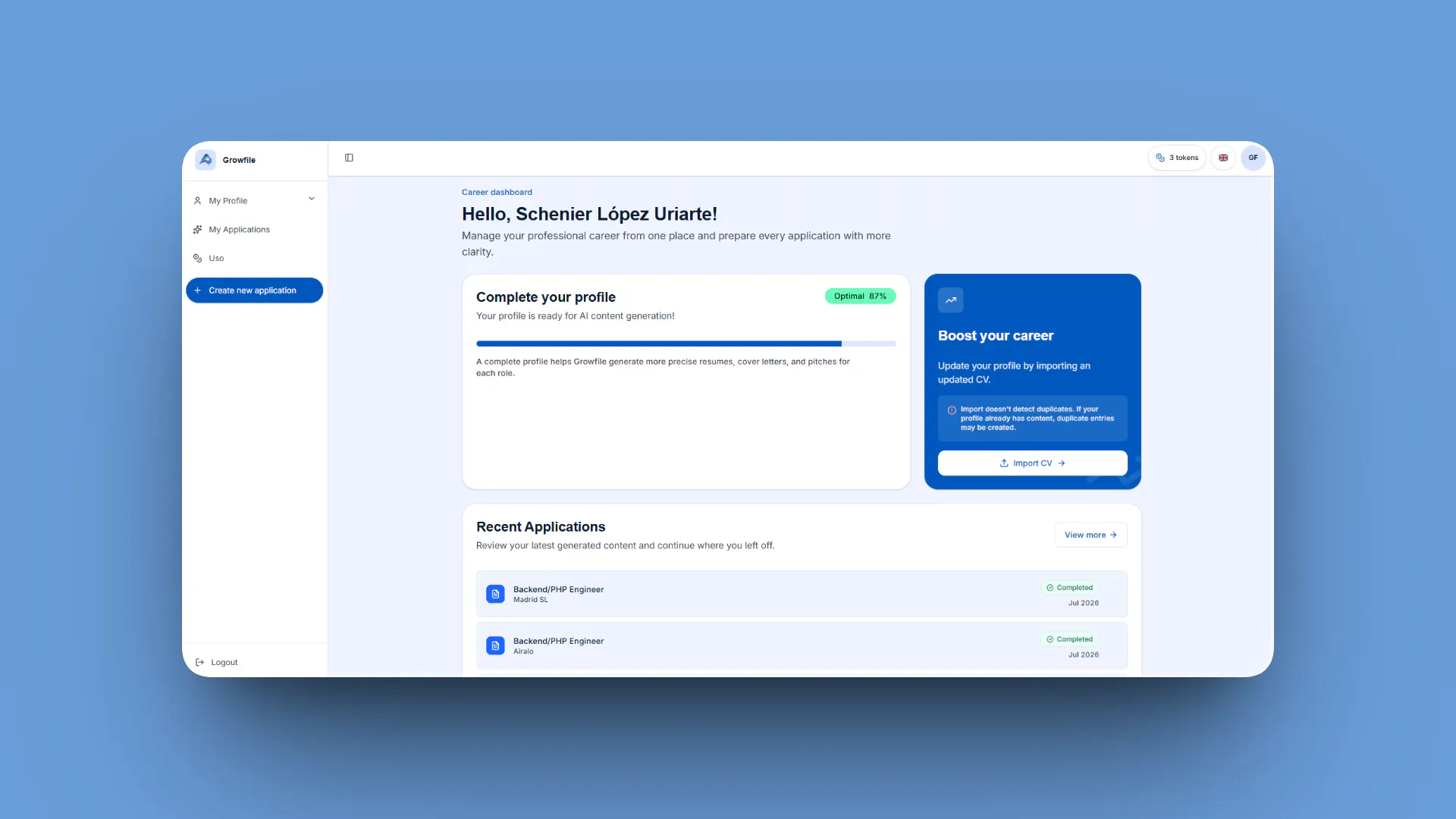 Growfile.app gallery image