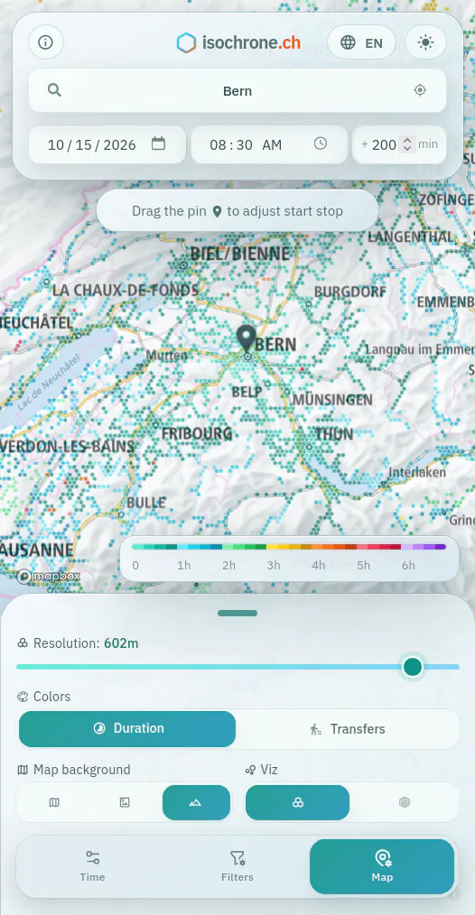Isochrone.ch gallery image