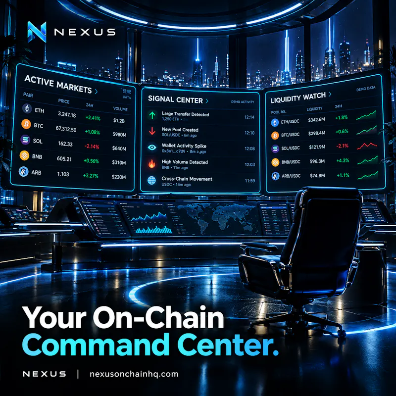 NEXUS — Onchain Market Intelligence screenshot 3