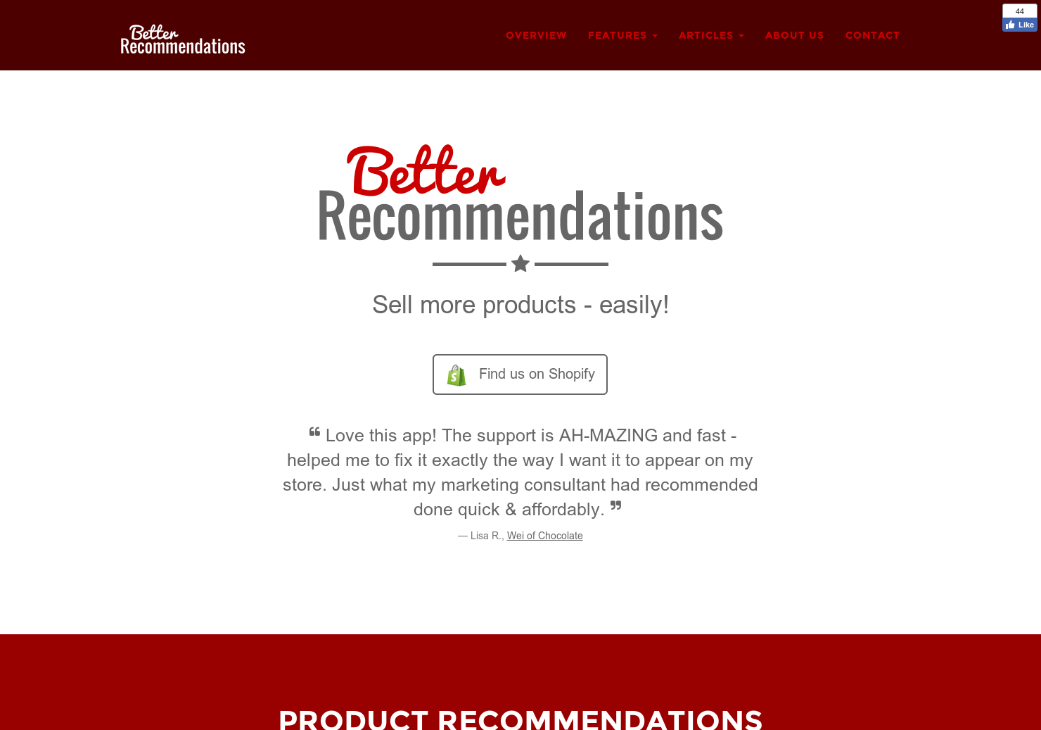 Better Recommendations