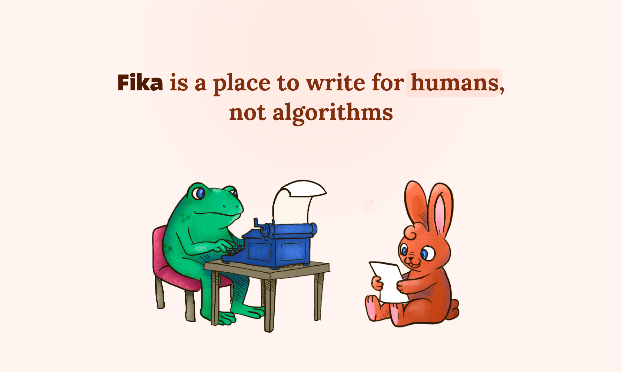 Fika - Main product screenshot demonstrating key features and user interface