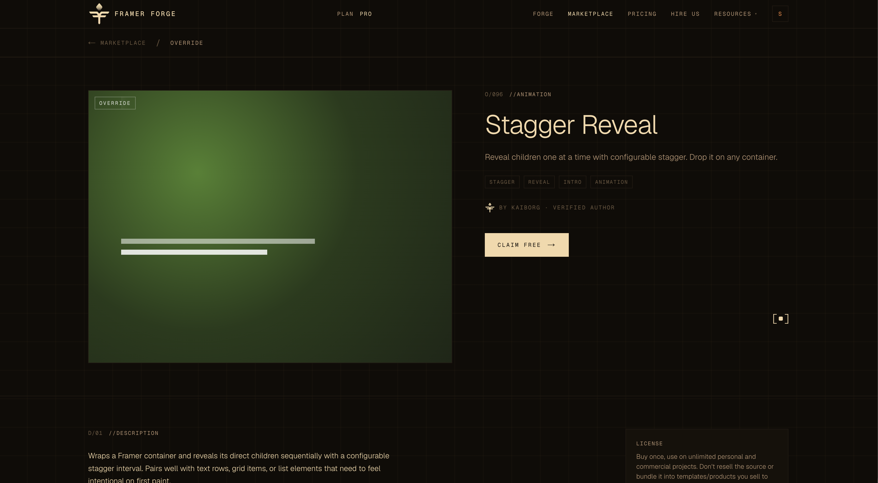 Framer Forge gallery image