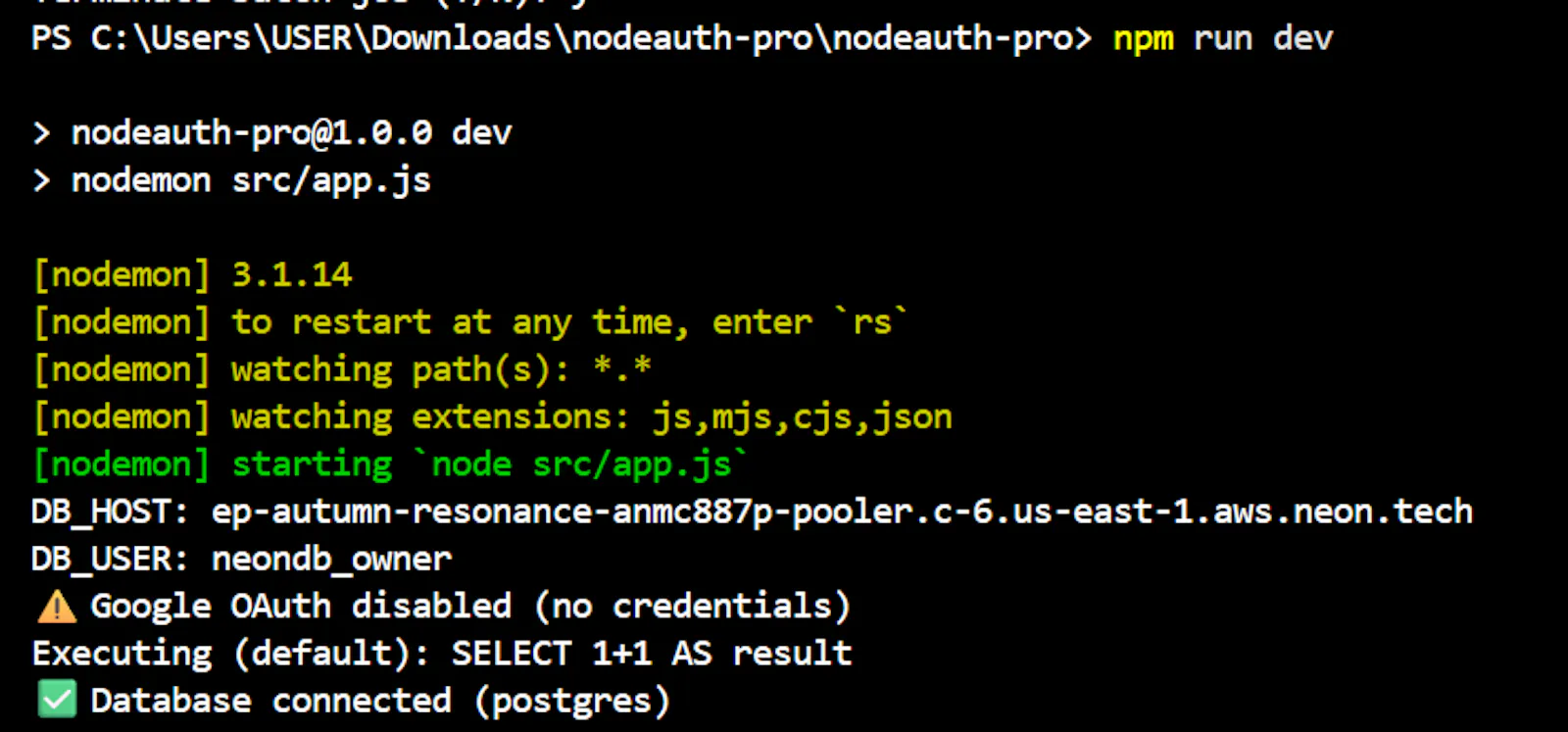 NodeAuth Pro screenshot 2