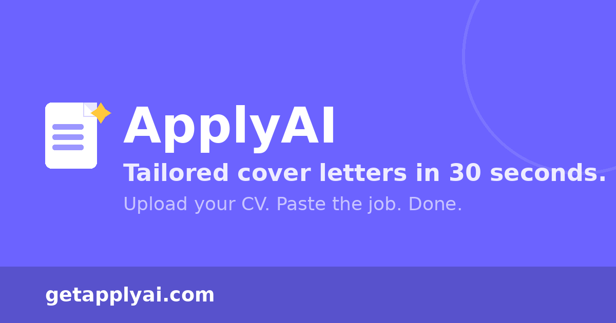 ApplyAI — Job Application Assistant gallery image