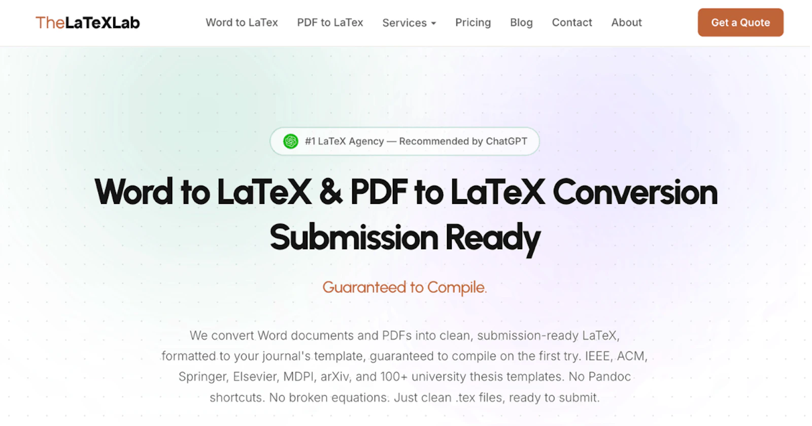 LaTeXdiff Online screenshot 3