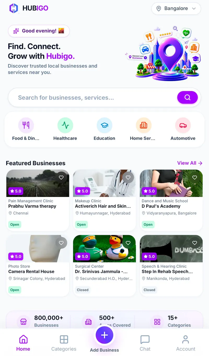 Hubigo screenshot 2