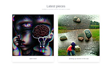 Art by an AI gallery image