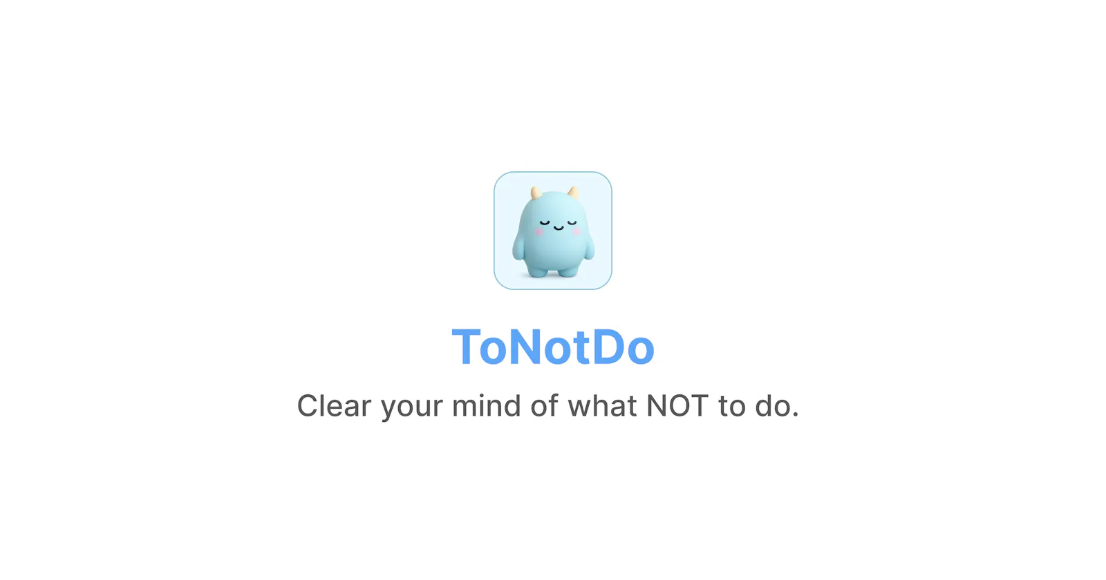 ToNotDo screenshot 1