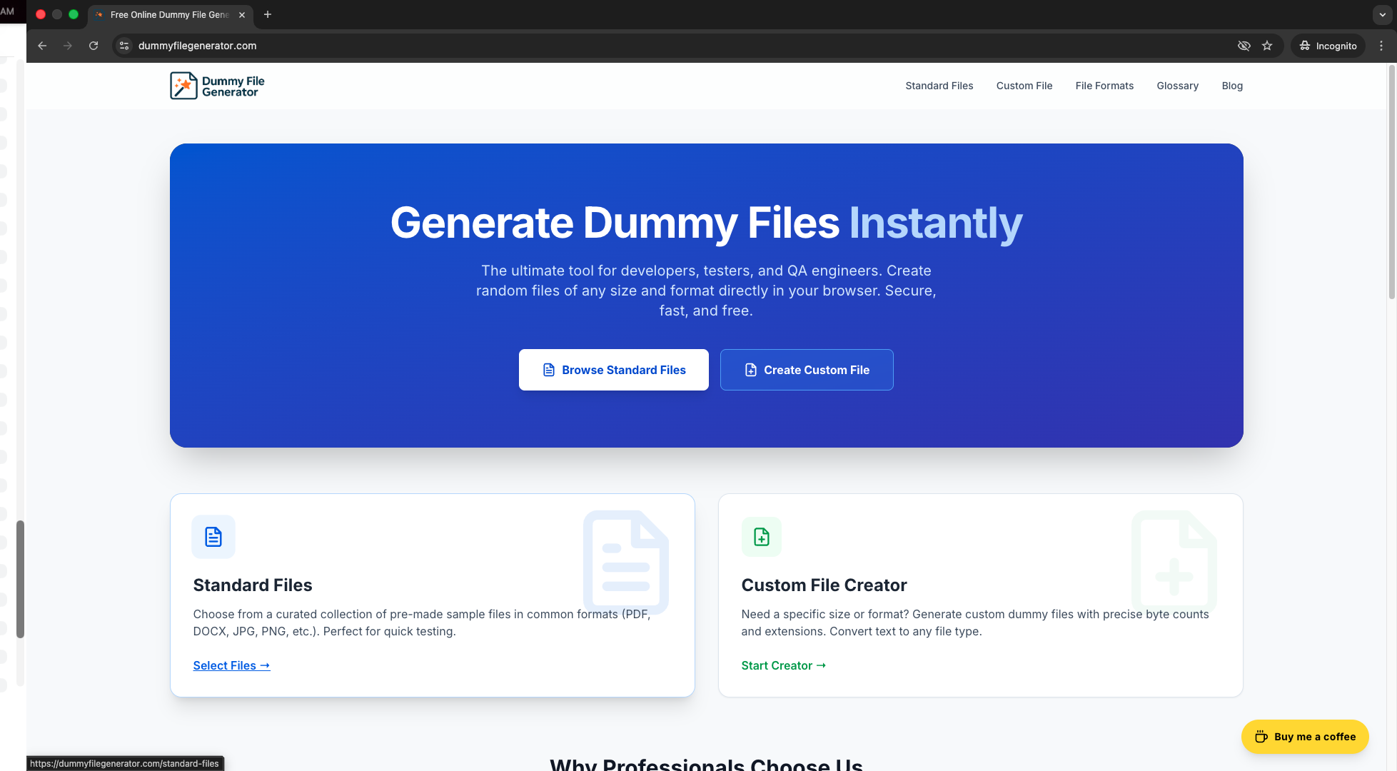 Dummy File Generator gallery image