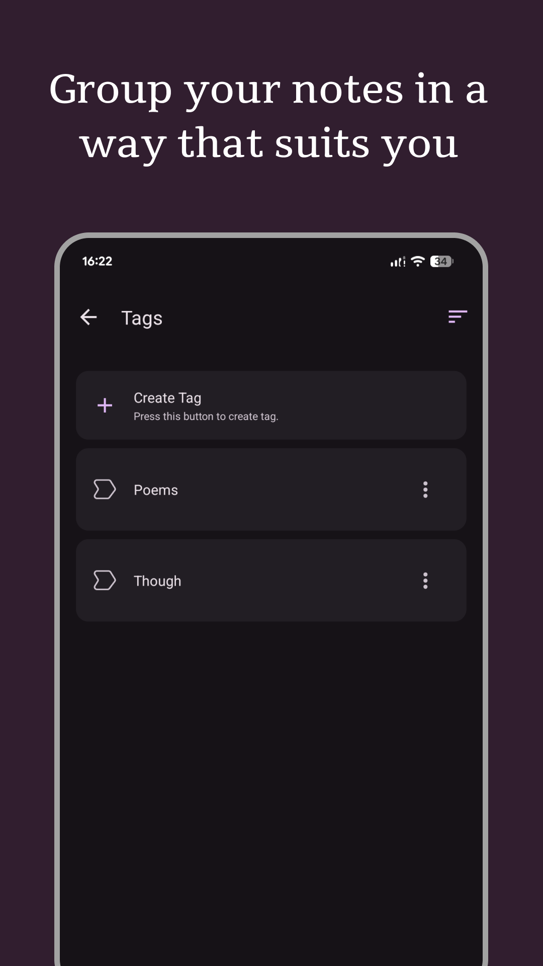 My Notes gallery image