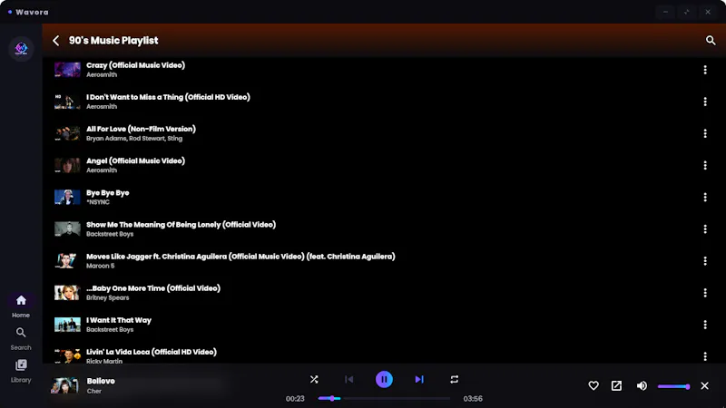 Wavora MusicApp screenshot 3