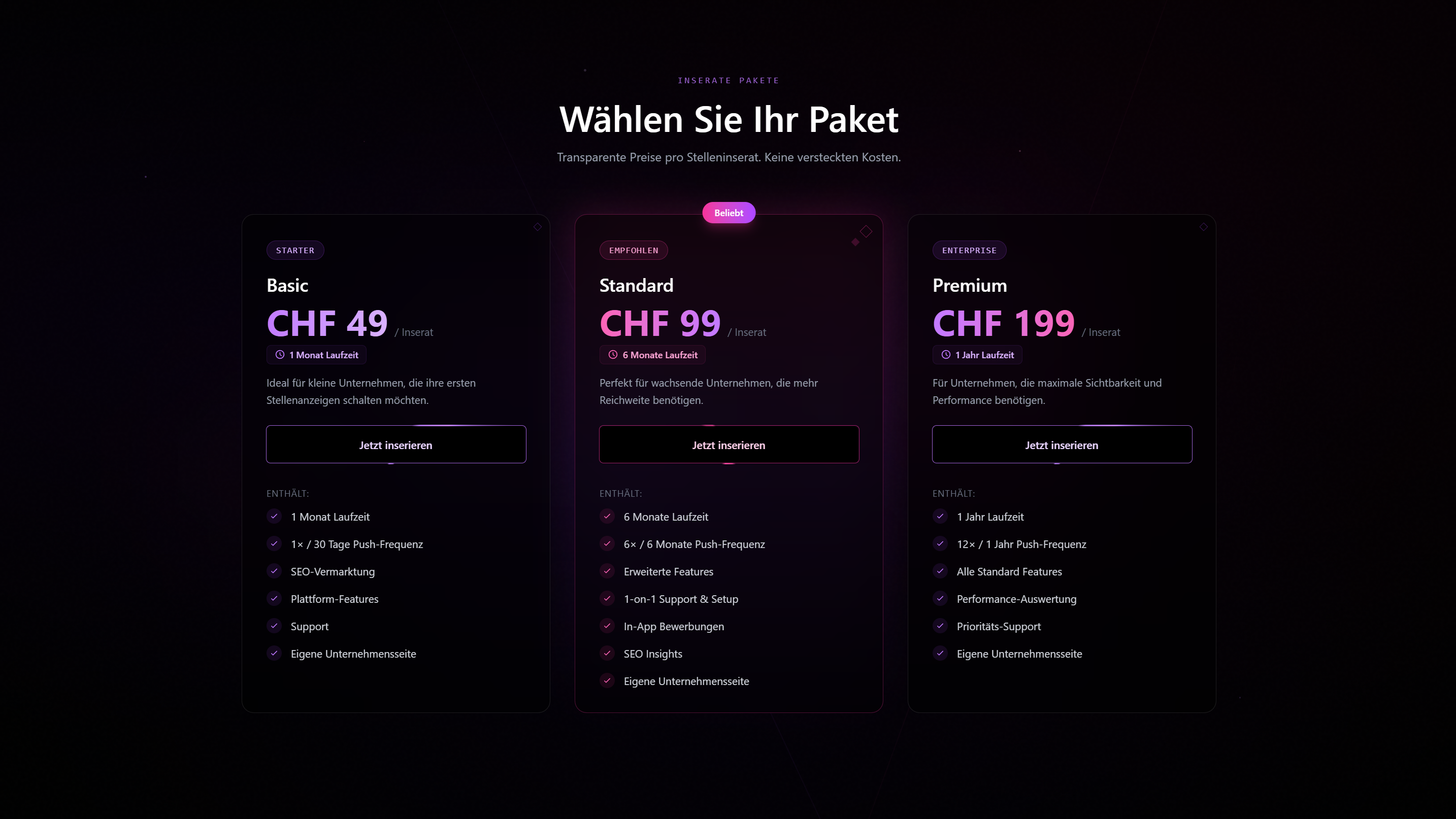 IT Board - Swiss IT Jobs  - Screenshot 4 showing product features and functionality