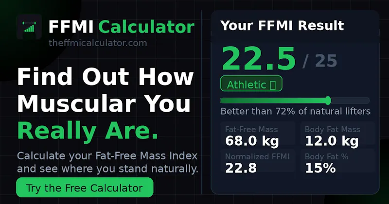 The FFMI Calculator screenshot 1