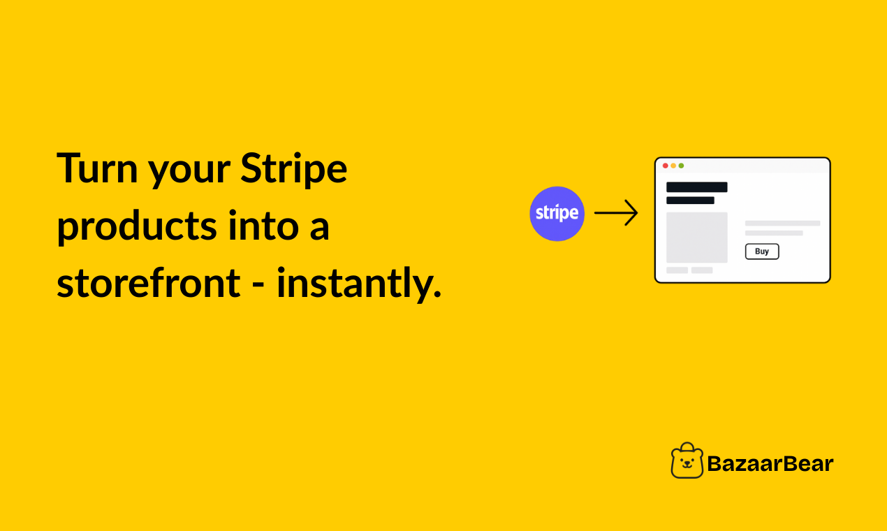 BazaarBear - No-code ecommerce widgets powered by your Stripe catalog media 2