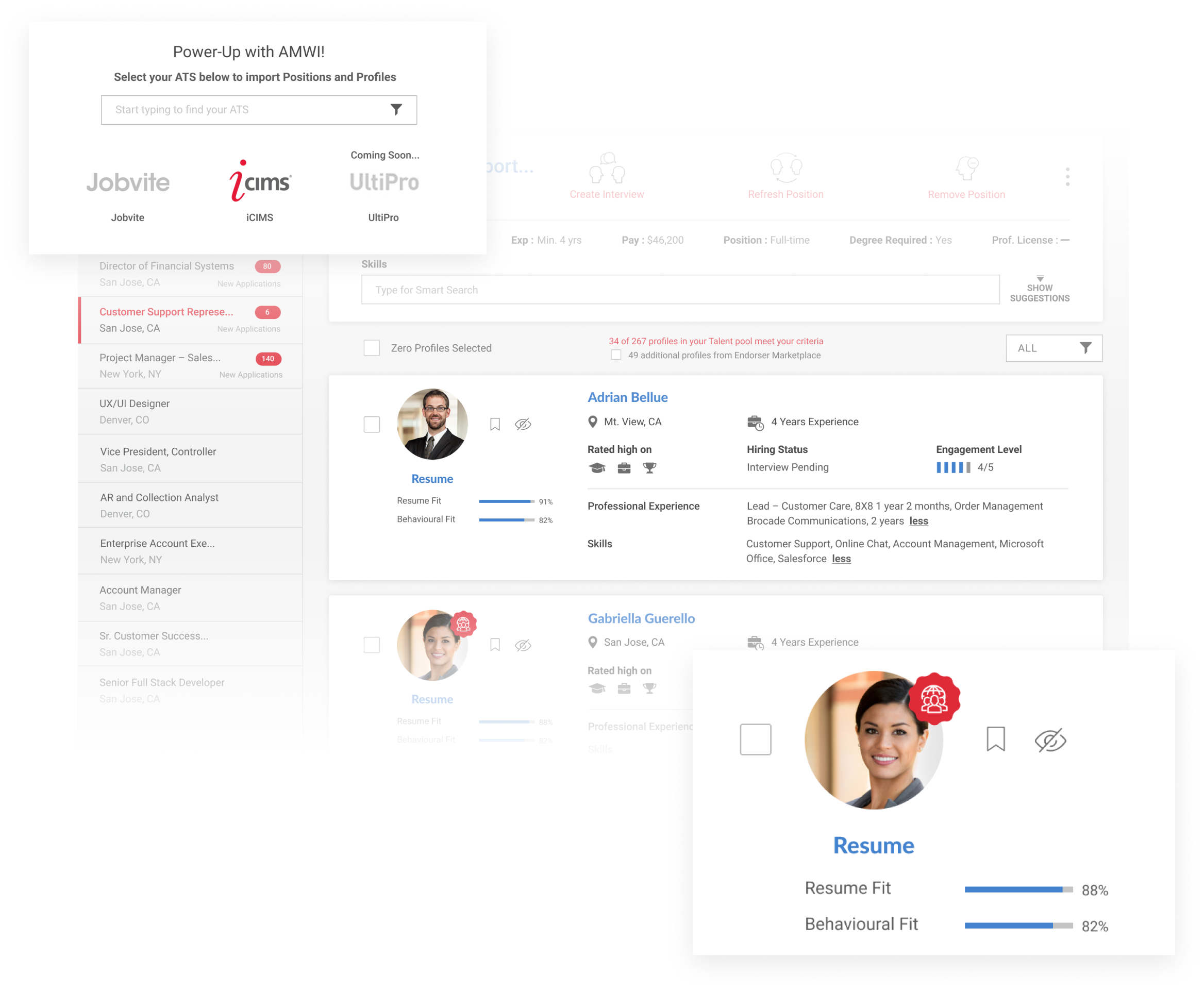 Amwi.ai-AI Recruiter for hiring managers gallery image