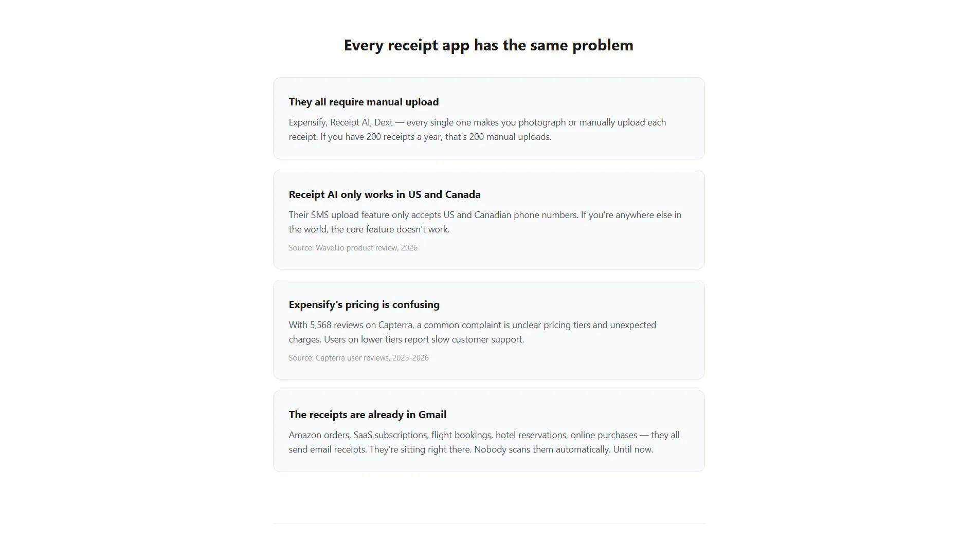 ReceiptRadar — Auto screenshot