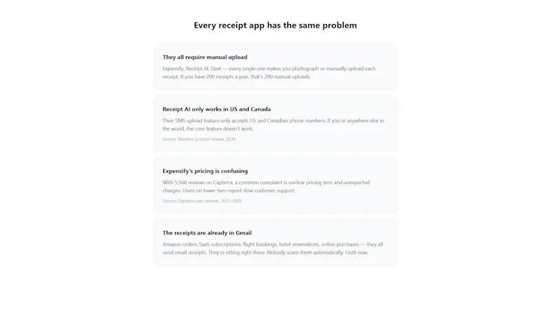 ReceiptRadar — Auto screenshot 2