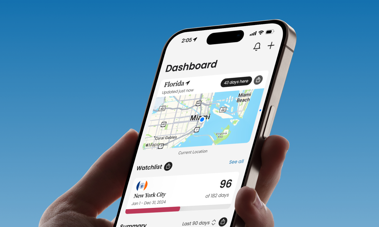 Sarmiza: Days Travel Days Tracker - Отслеживать государственные налоги и визы США медиа 1