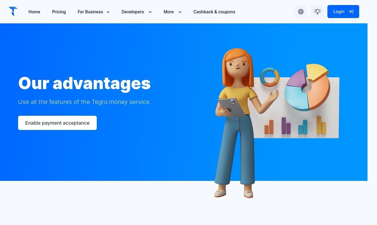Tegro.Money — Web3 payment system media 2