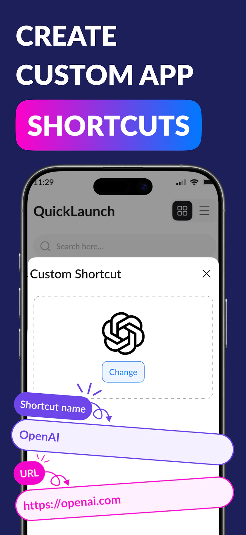 Shortcut App - Action Launcher screenshot 3