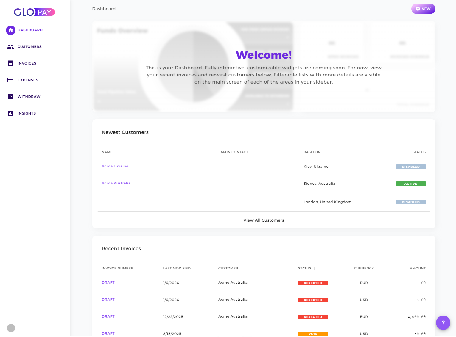 GloPay - Screenshot 2 showing product features and functionality