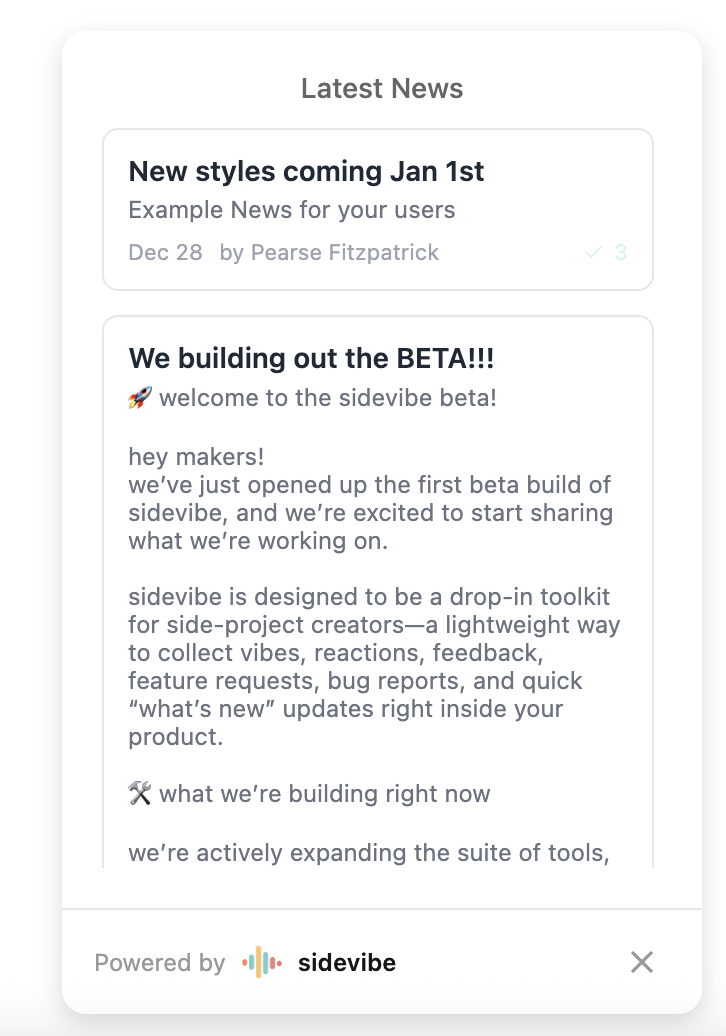 sidevibe gallery image