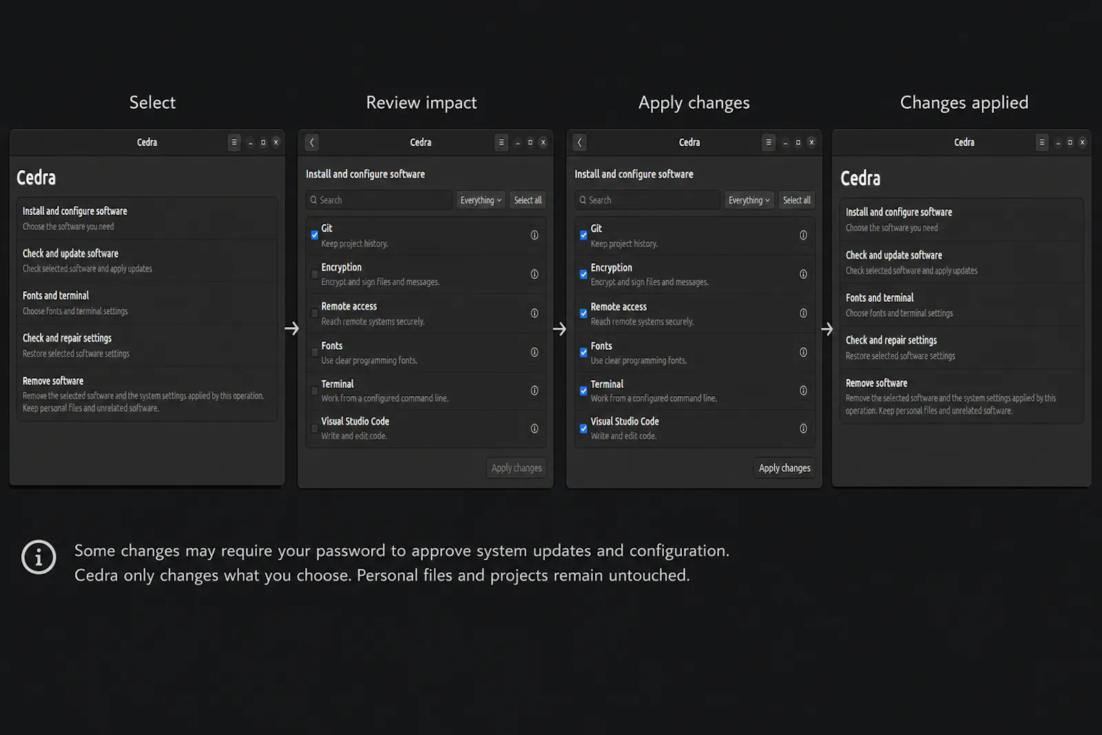 Cedra System screenshot 4