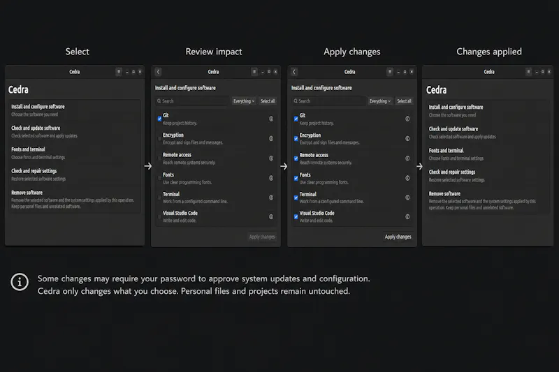 Cedra System screenshot 4