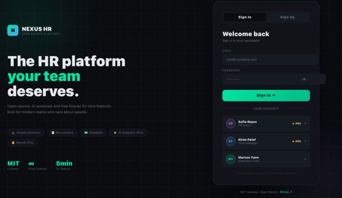 Farik HR Open-Source HR Platform gallery image